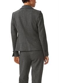 Blazer mit Pepita-Muste schwarz