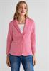 Blazer mit Raffungen berry rose melange