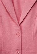 Blazer mit Raffungen berry rose melange