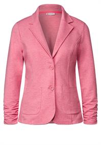 Blazer mit Raffungen berry rose melange