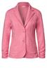 Blazer mit Raffungen berry rose melange