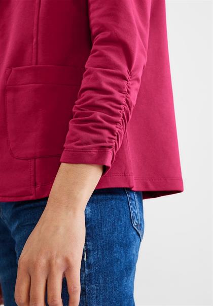 Blazer mit Raffungen woody rose