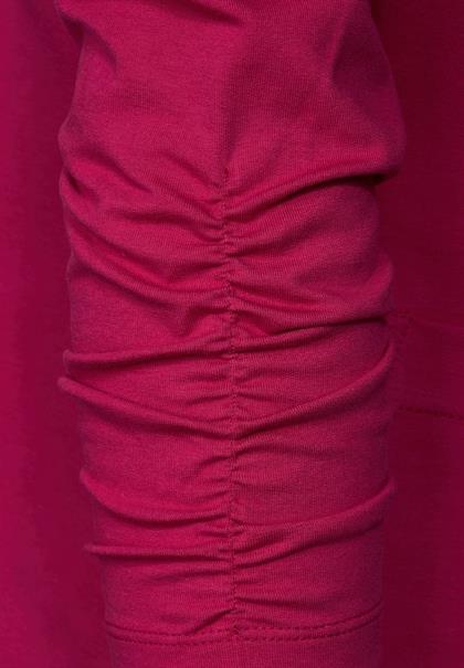 Blazer mit Raffungen woody rose