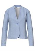 Blazer mit Struktur aus Jersey cashmere blue