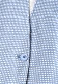 Blazer mit Struktur aus Jersey cashmere blue