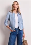Blazer mit Struktur aus Jersey cashmere blue