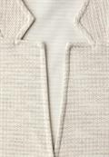 Blazer mit Struktur aus Jersey smoke beige