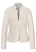 Blazer mit Struktur aus Jersey smoke beige
