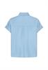 bleached blue