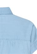 bleached blue