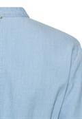 bleached blue