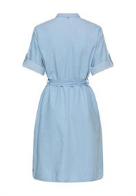 bleached blue