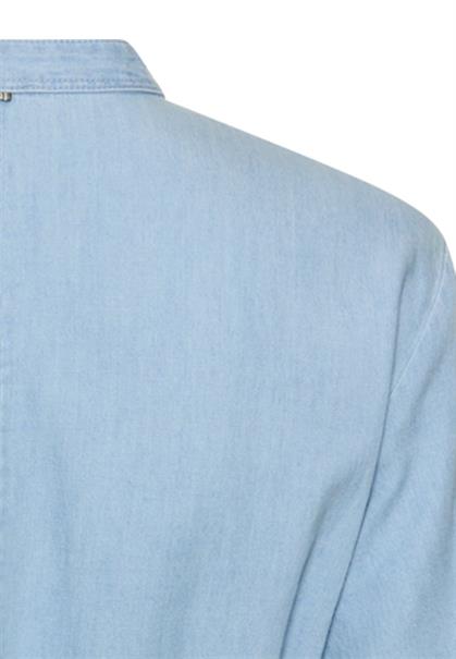 bleached blue