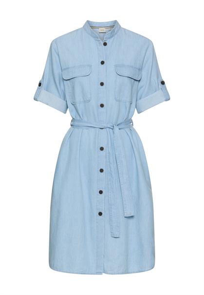 bleached blue