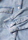 Bleached Denim Overshirt ultra bleach wash