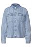 Bleached Denim Overshirt ultra bleach wash