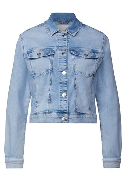Bleached Jeansjacke bleach wash