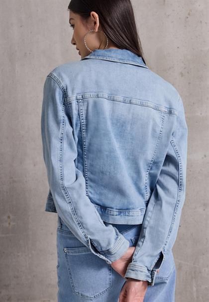 Bleached Jeansjacke bleach wash