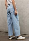 Bleached Wide Leg Jeans ultra bleach random