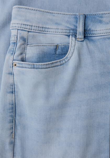 Bleached Wide Leg Jeans ultra bleach random