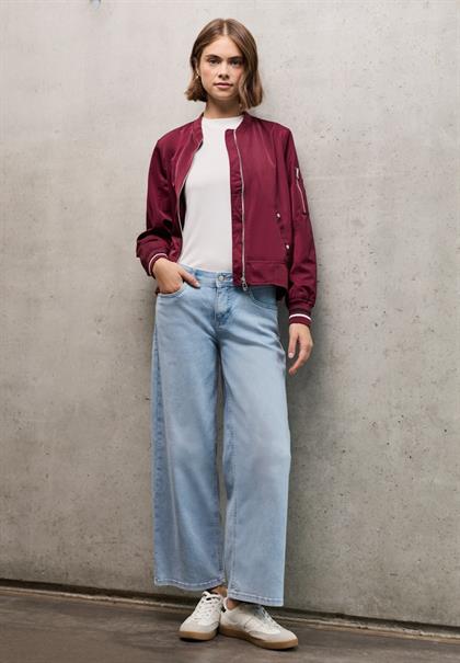Bleached Wide Leg Jeans ultra bleach random