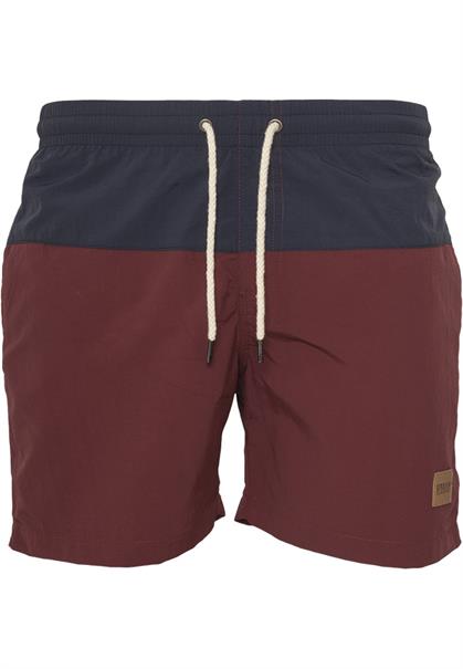 Block Swim Shorts nvy-burgundy