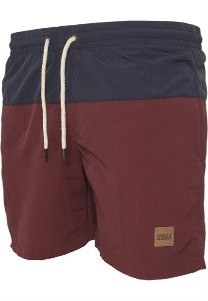 Block Swim Shorts nvy-burgundy