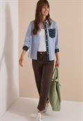 blouse blue