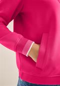 Blouson im College-Look mit Knöpfen beetroot pink