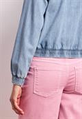 Blouson im Denim-Look mit Taschen ultra bleach random washed