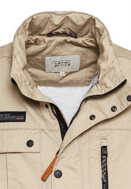 Blouson im Fieldjacket-Stil beige
