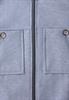 Blouson im Melange-Look mit Zipper country blue mel.