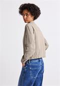 Blouson im Melange-Look morning beige