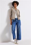 Blouson im Melange-Look morning beige