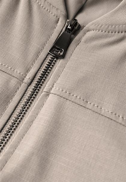 Blouson im Melange-Look morning beige