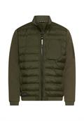 Blouson im Stepp-Fleece-Mix forest green