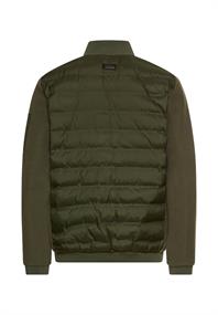 Blouson im Stepp-Fleece-Mix forest green