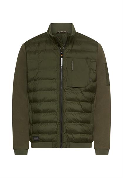 Blouson im Stepp-Fleece-Mix forest green