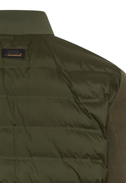 Blouson im Stepp-Fleece-Mix forest green