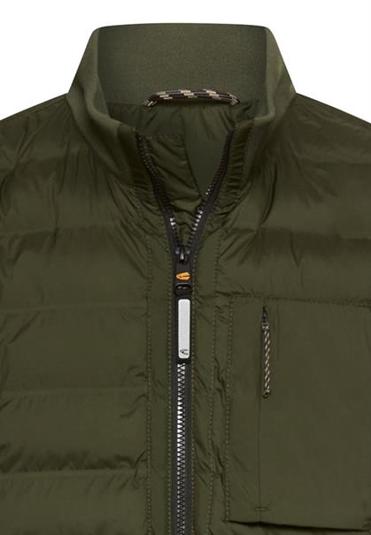 Blouson im Stepp-Fleece-Mix forest green