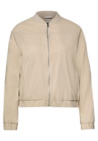 Blouson in Unifarbe coastal beige