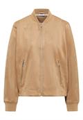 Blouson in Unifarbe golden camel