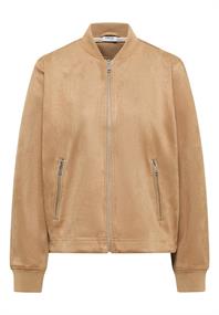 Blouson in Unifarbe golden camel