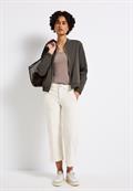 Blouson in Unifarbe nomad brown