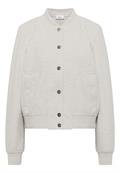 Blouson in Wolloptik light greige melange