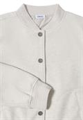 Blouson in Wolloptik light greige melange