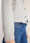 Blouson in Wolloptik light greige melange