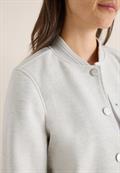 Blouson in Wolloptik light greige melange
