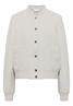 Blouson in Wolloptik light greige melange