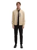 Blouson Jacke mit Kapuze im Stehkragen field rye brown